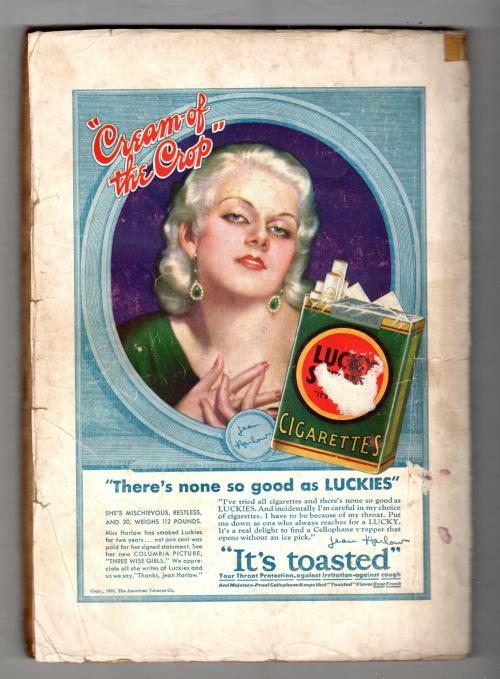 Astounding Mar 1932 Ray Cummings; Wesso cover
