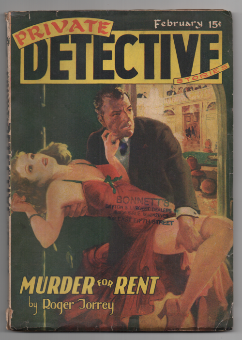 Private Detective Vol 8.3 Feb 1941 Parkhurst Blonde Red Dress GGA Cvr