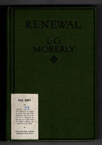 Renewal by L. G. Moberly (Rare DJ) Publisher's Copy