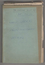 The Green Rust by Edgar Wallace (Printers Last Sheets) Hubin Listed, Ward Fil...