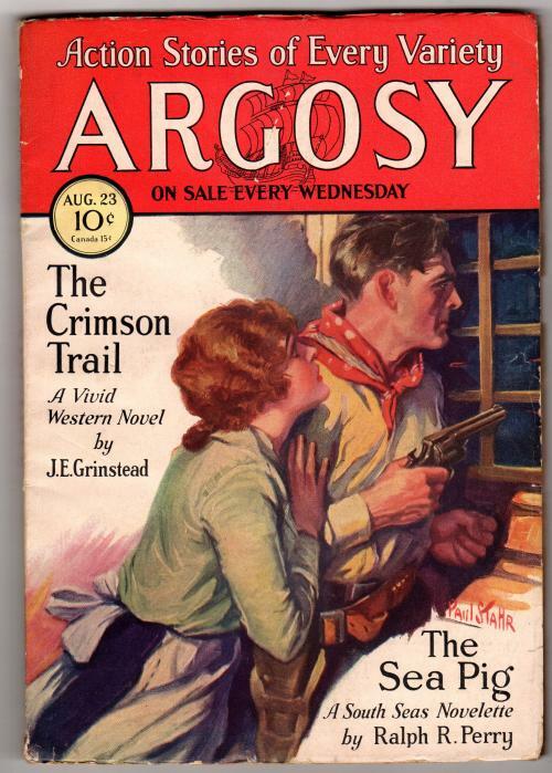 Argosy Aug 23 1930 Paul Stahr Cvr; Otis Adelbert Kline; J. E. Grinstead
