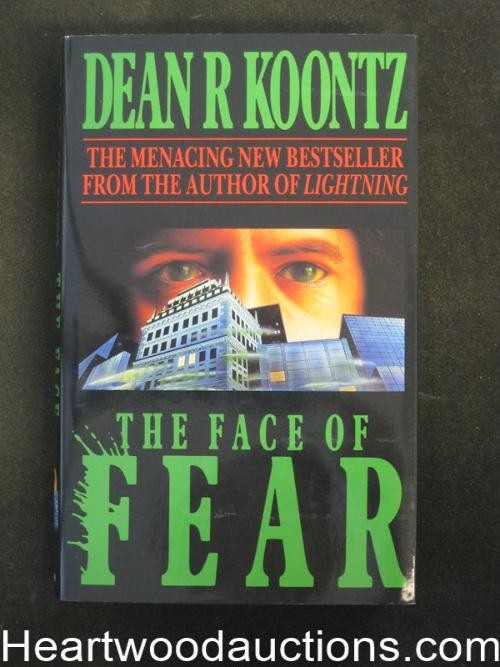 The Face of Fear by Dean R. Koontz (First "Koontz" hardcover edition)