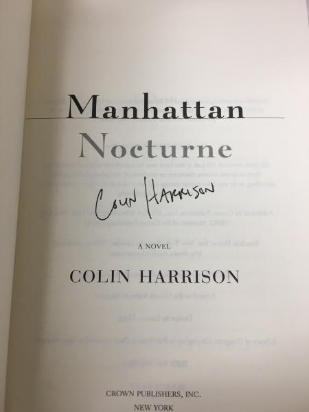 Manhattan Nocturne by Colin Harrison (First Edition) Signed