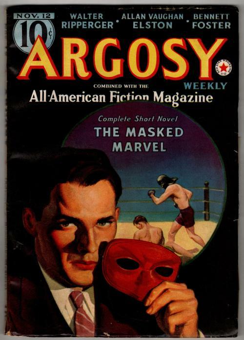 Argosy Nov 12 1938 G. J. Rozen Cvr; A. Merritt; Walter Ripperger; Eustace L. ...