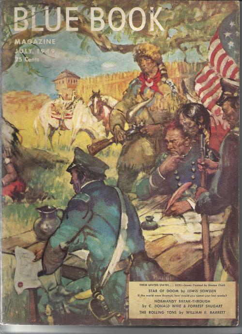 Blue Book Jul 1949 Clark Cvr; Jones; Sowden; Peacock; Barrett