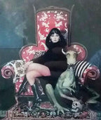 Don Maitz SIGNED "Lady and Her Pet" Limited Edition 16/325 FRAMED ART PRINT