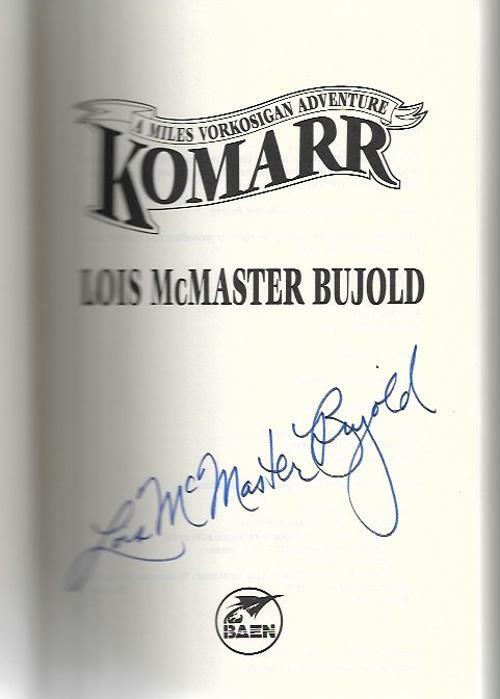 Komarr by Lois McMaster Bujold (First Edition) Signed