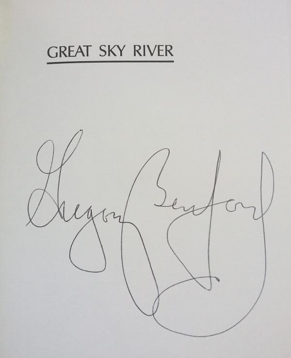 Great Sky River by Gregory Benford (First Edition) Signed