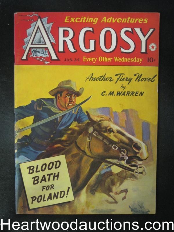 Argosy Jan 24 1942 Ward cvr - High Grade