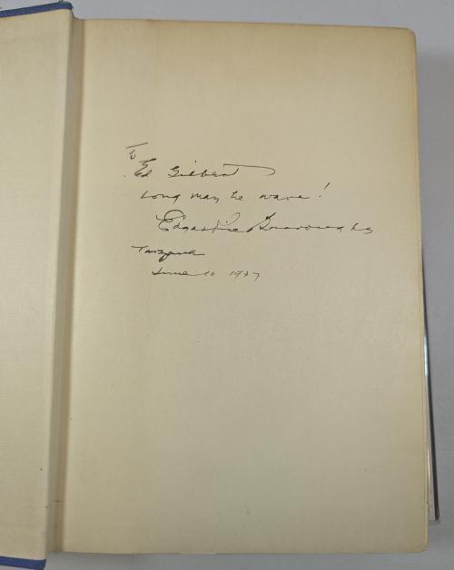 The Oakdale Affair and The Rider by Edgar Rice Burroughs Signed