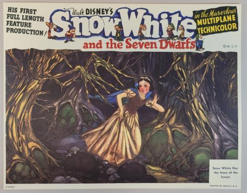 Snow White and the Seven Dwarfs Lithograph Portfolio & Theater Cards