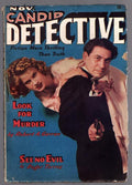 Candid Detective Nov 1938 First issue; Robert A Garron; #1 - Pulp