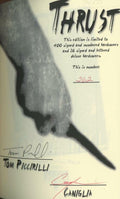 Thrust by Tom Piccirilli (First Limited Edition) Signed