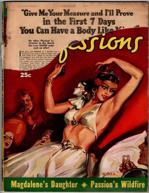 Scarlet Confessions Feb 1937 W. Darr Cvr; Very Rare Pulp