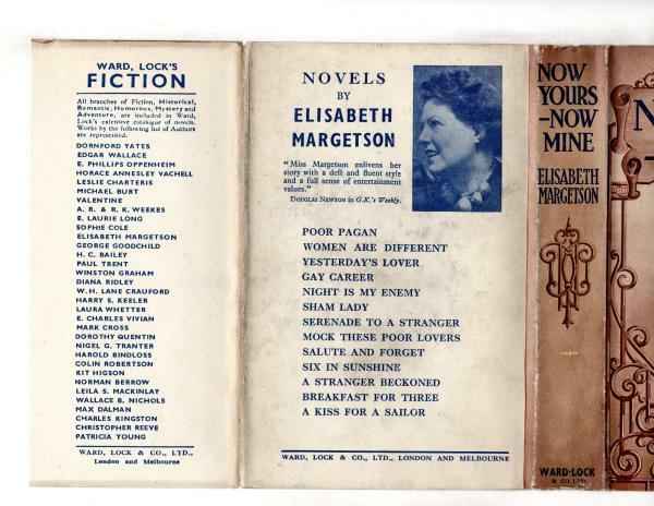 Now Yours - Now Mine by Elisabeth Margetson (First Edition) File Copy