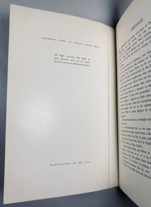 The True Conan Doyle by Adrian Conan Doyle (First U.S.) w/Cancel inserts