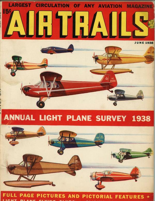 Air Trails Jun 1938 Pulp