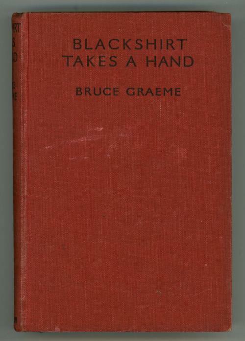 Blackshirt Takes a Hand by Bruce Graeme (First Edition)