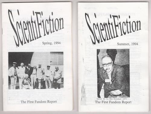 ScientiFiction 1994 All 4 Issues First Fandom Sci-fi Fanzine (1st) Korshak's