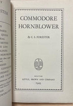 Commodore Hornblower by C. S. Forester (First Book Club Edition)