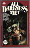 All Darkness Met by Glen Cook (First Printing) Signed