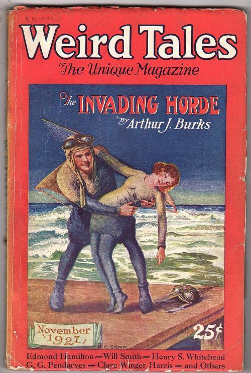 Weird Tales Nov 1927 1st Manly Wade Wellman - Pulp