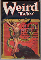 Weird Tales Jan 1937 M. Brundage wild bondage Cvr; Lovecraft; Quinn; Seabury