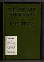 The Strange Inheritance by Paul Trent (1st Ed) Abbey Cvr, Hubin Listed, File ...