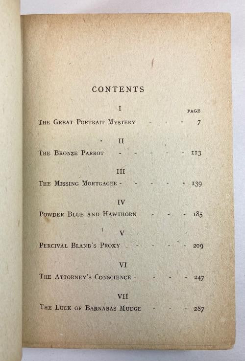 The Great Portrait Mystery by R. Austin Freeman (First Edition) 1918