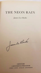 The Neon Rain by James Lee Burke FIRST UK- Signed