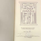 Broken Shadows by Tim Waggoner (First Edition) Limited Signed Copy #39