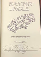 Saying Uncle by Greg F. Gifune (First HC Edition) Limited Signed #69