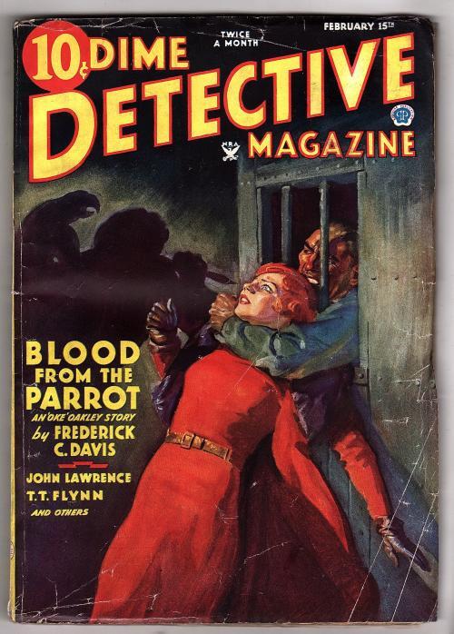 Dime Detective Feb 15, 1935 pulp Frederick Davis, John Lawrence - Pulp