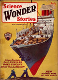 Science Wonder Stories Jul 1929 Pulp Paul Cvr; Williamson; Harl Vincent; Flet...