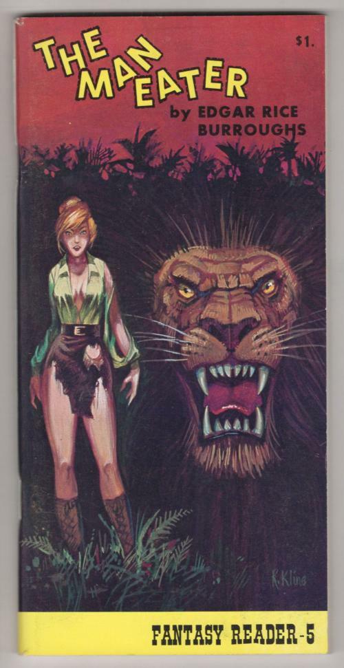 The Man Eater (Ben, King of Beasts) by E. R. Burroughs Fantasy House Galleys/...