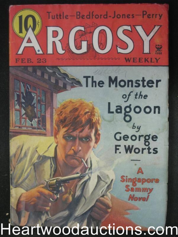 Argosy February 23, 1935 Very cool Singapore Sammy Cvr