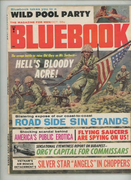 Blue Book Oct 1965 Iwo Jima Cover