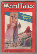 Weird Tales Oct 1928 C.C. Senf bondage Cvr; Quinn; Derleth; Roscoe; CA Smith