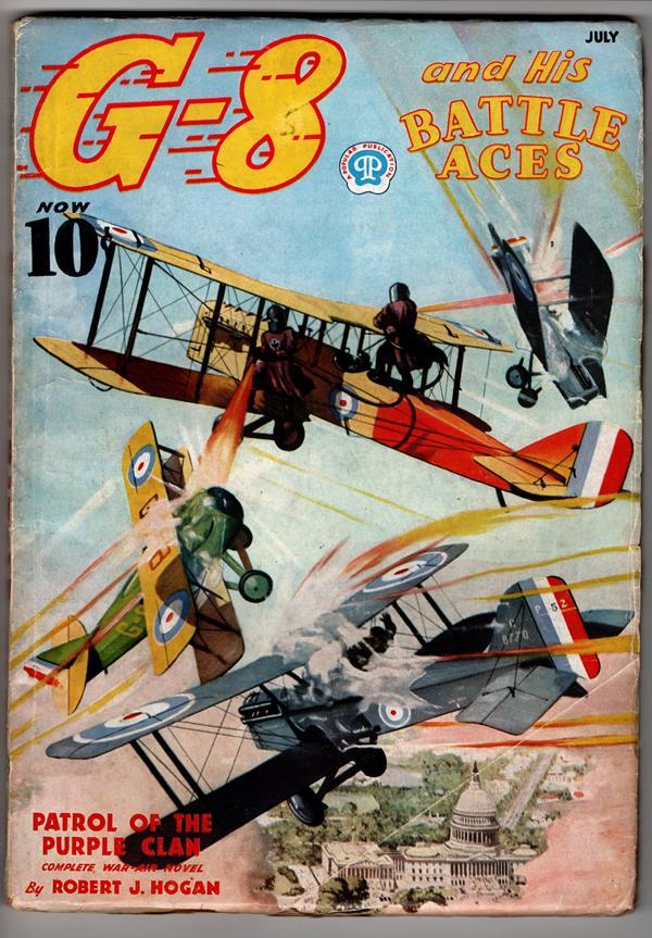 G 8 Battle Aces Jul 1937 "Patrol of the Purple Clan"