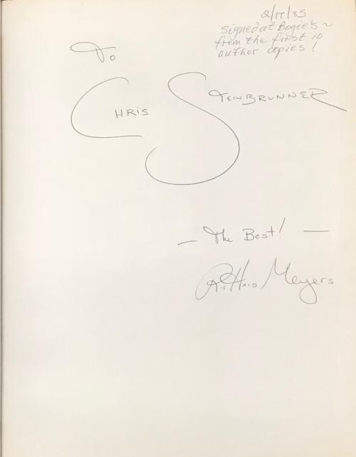 Martial Arts Movies by Richard Meyers Amy Harlib et al. Signed Presentation Copy
