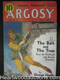 Argosy Aug 3, 1935 Firebrand Cover, Max Brand, HB Jones - High Grade