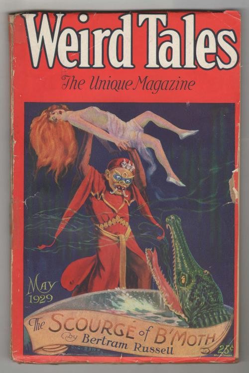 Weird Tales May 1929 C. C. Senf Cvr; Edmond Hamilton; Wandrei; E. H. Price; Q...