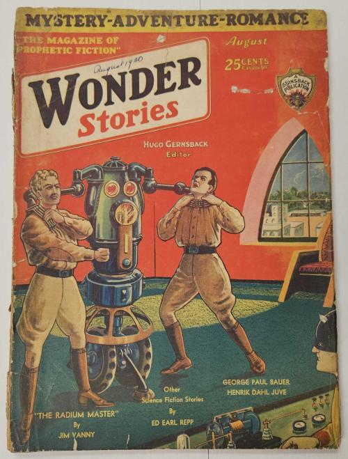 Wonder Stories Aug 1930; Ed Earl Repp "The Annihilator Comes"