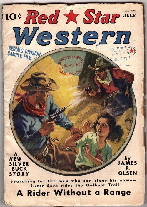 Red Star Western Jul 1940 2nd app. of Silver Buck