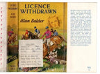 Licence Withdrawn by Alan Balder (First Edition) Hubin listed Mystery
