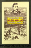 H. Rider Haggard: A Voice from the Infinite by Peter Berresford Ellis SIGNED 1st