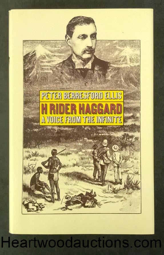 H. Rider Haggard: A Voice from the Infinite by Peter Berresford Ellis SIGNED 1st