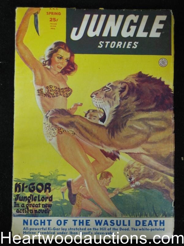 Jungle Stories  Spring 1952  Ki Gor Night of the Wasuli Death