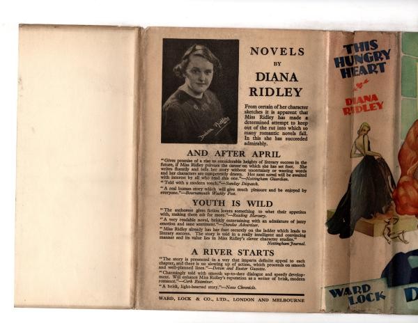 This Hungry Heart by Diana Ridley (First Edition) Ward Lock File Copy