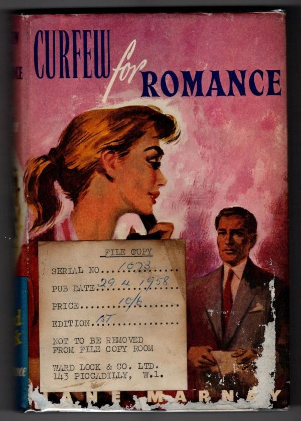Curfew for Romance by Jane Marnay (First Edition) Ward Lock File Copy